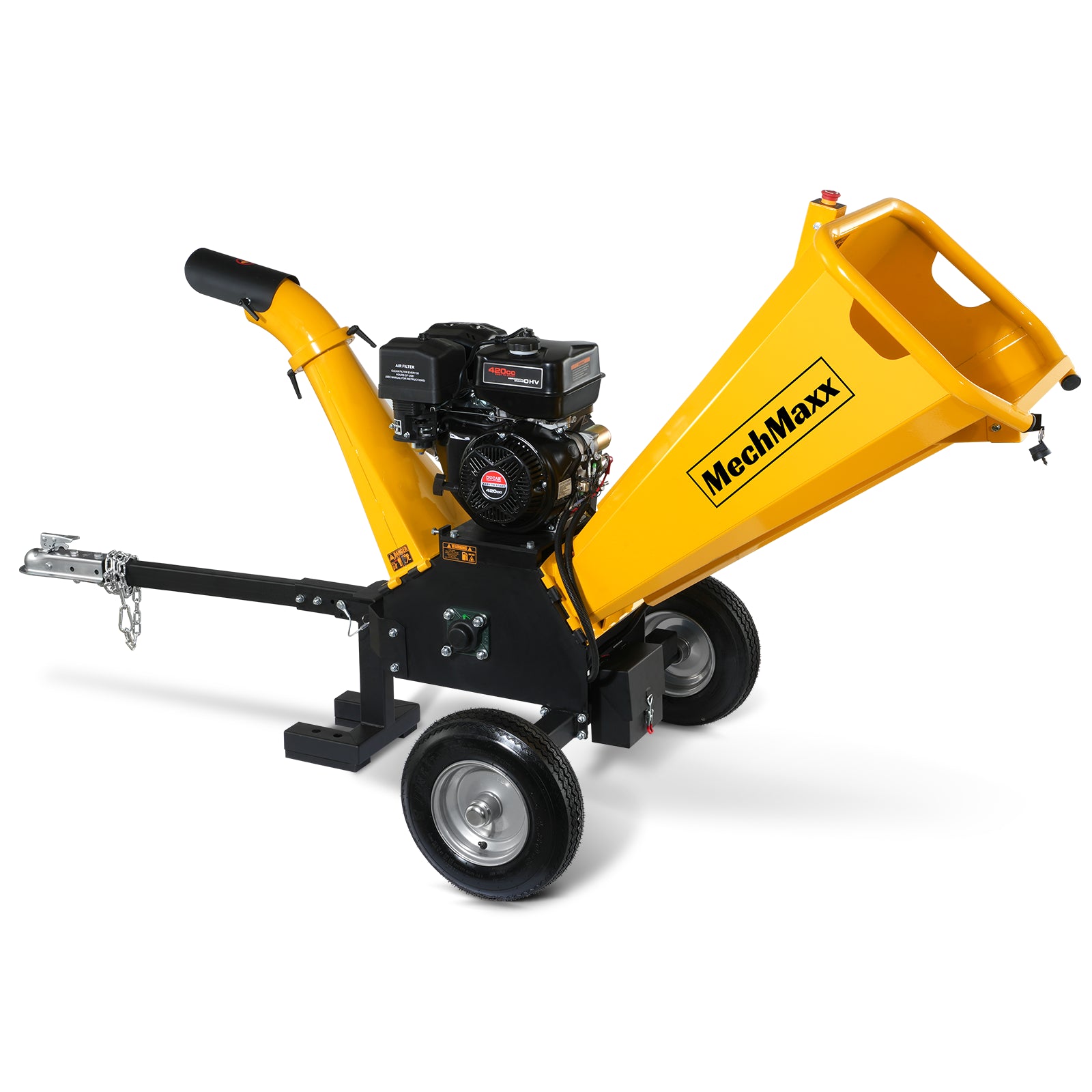 5 inch E-start DUCAR 420cc Gasoline Engine Powered Wood Chipper, GS150