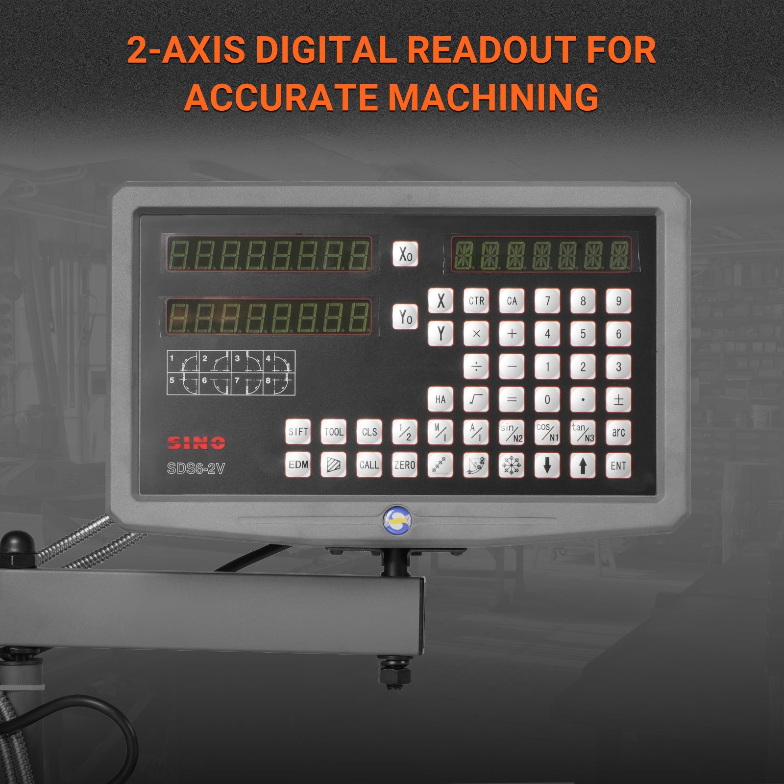 14" x 40" Industrial Metal Lathe Machine with Variable Speed DRO Gunsmith Gearhead Precision Turning Drilling Belt Drive