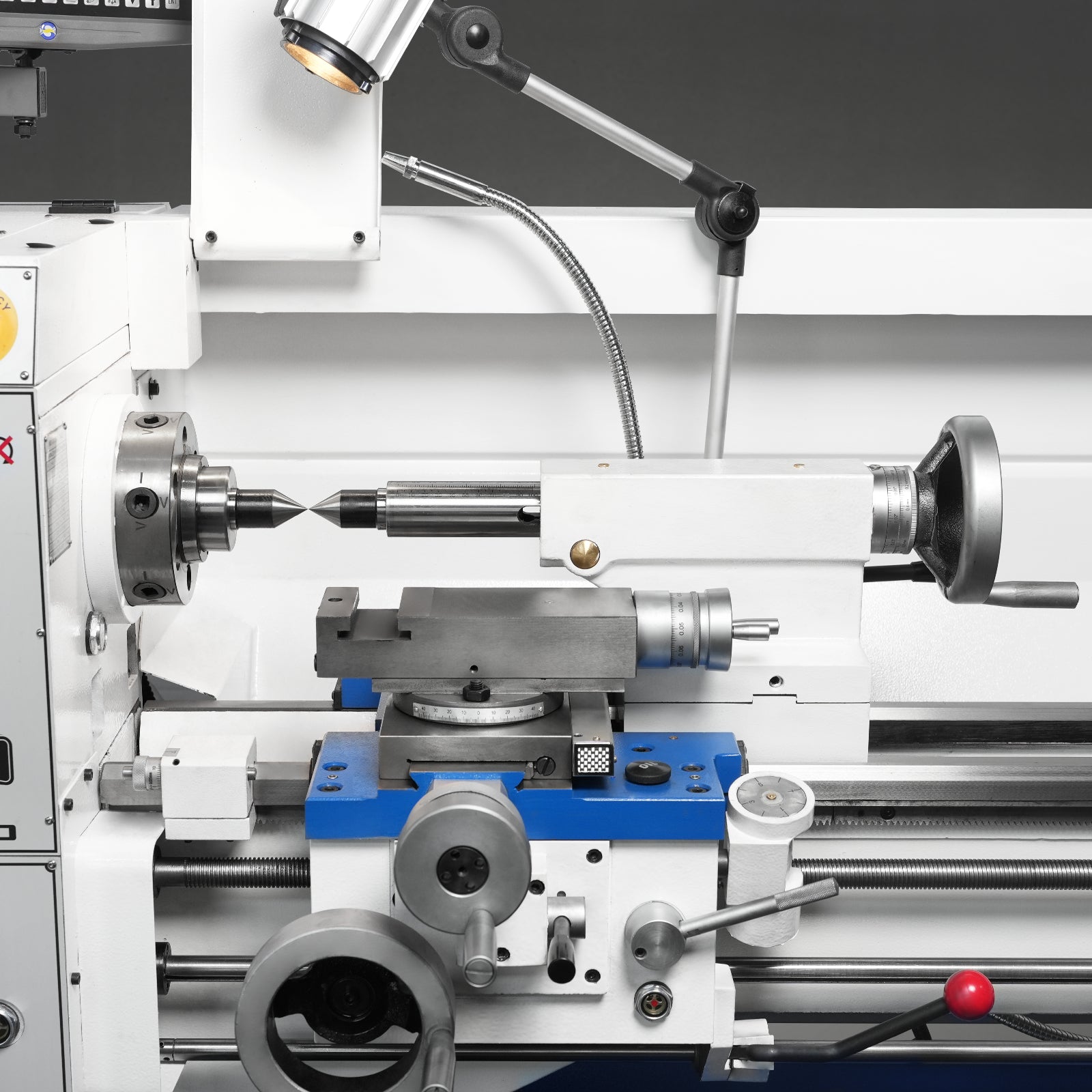 14" x 40" Industrial Metal Lathe Machine with Variable Speed DRO Gunsmith Gearhead Precision Turning Drilling Belt Drive