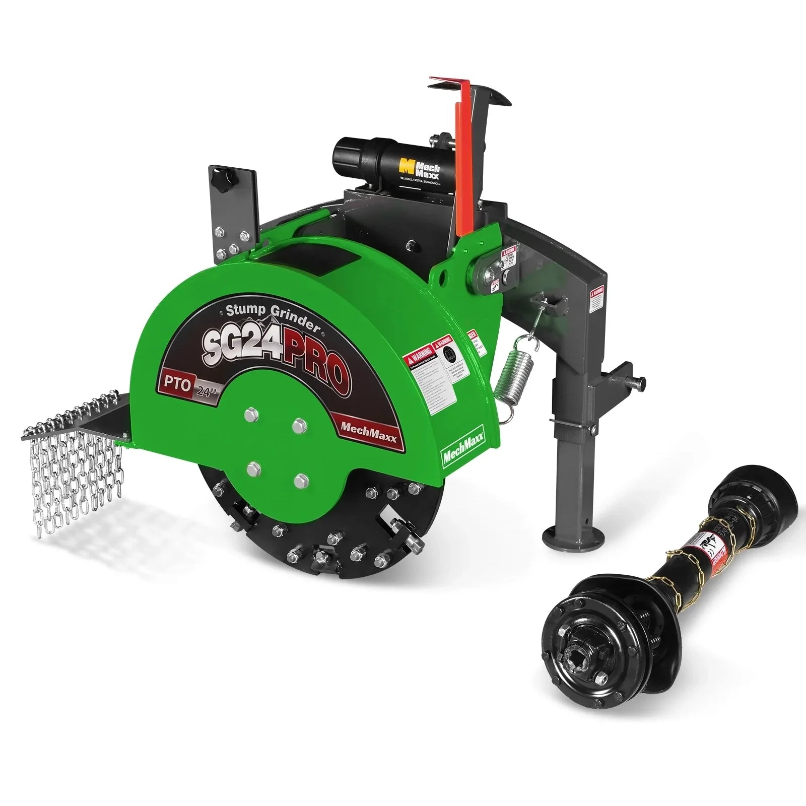 3-Point PTO Stump Grinder with 34 Carbide Teeth (PTO Shaft Included wi