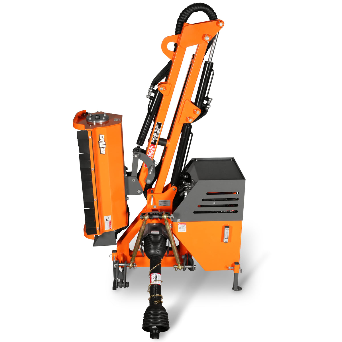 31.5" Remote control operation, Maximum Reach 11'2", 3-Point Boom Mower, Minimum 20hp, ERM80