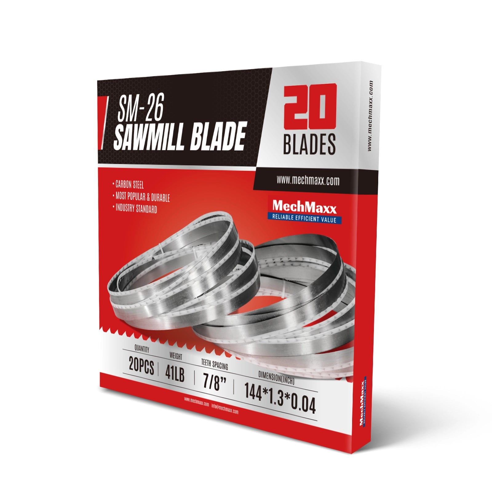 1 Pack / 20 Blades ) SM-26 Sawmill Blade (SKU: 150166; 150166D6; 150