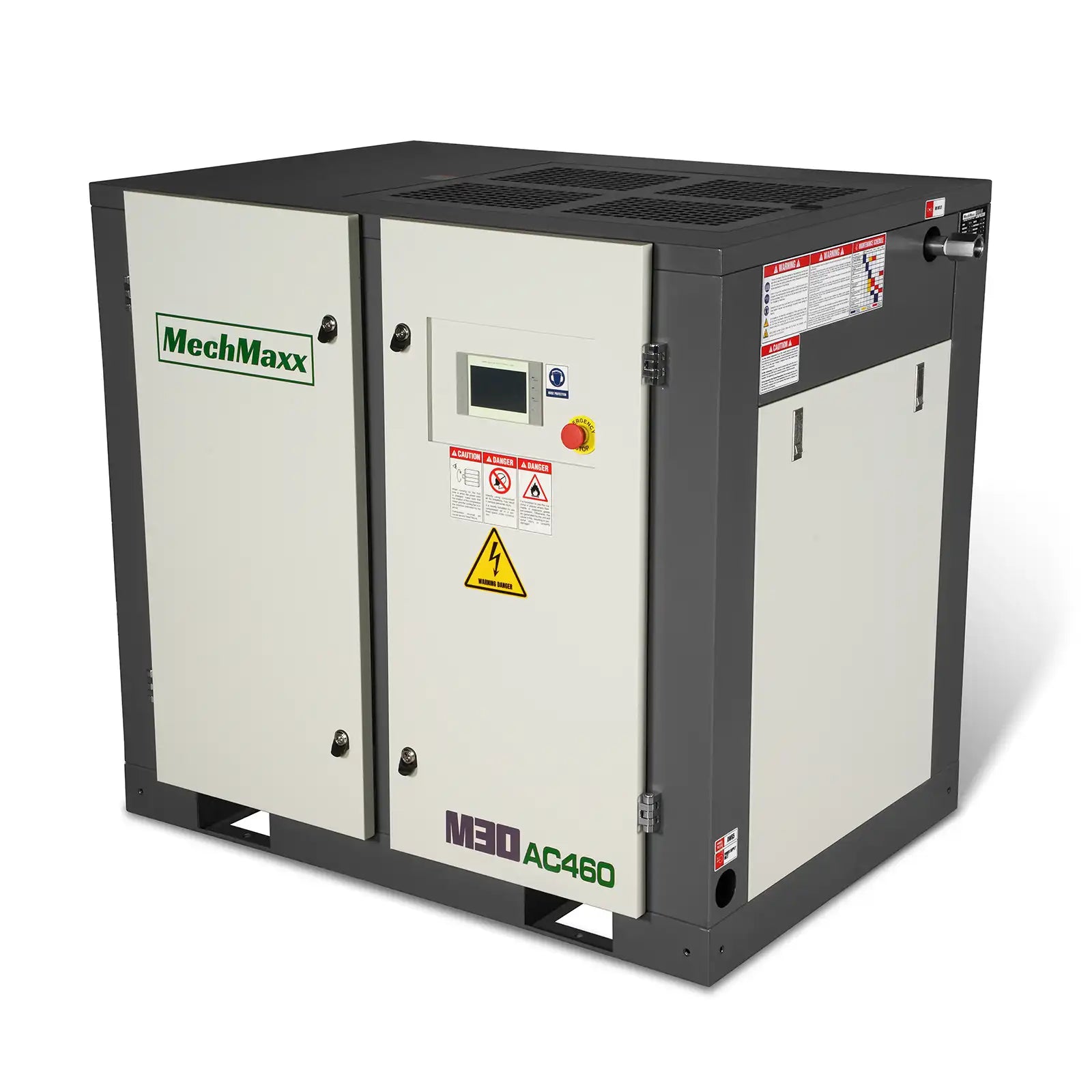30HP Rotary Screw Air Compressor – 106 CFM, 116 PSI, 460V 3-Phase | In