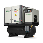 20HP Combined Rotary Screw Air Compressor with Dryer & 105-Gal ASME Tank | 78 CFM, 116 PSI, 460V 3-Phase – Industrial Grade