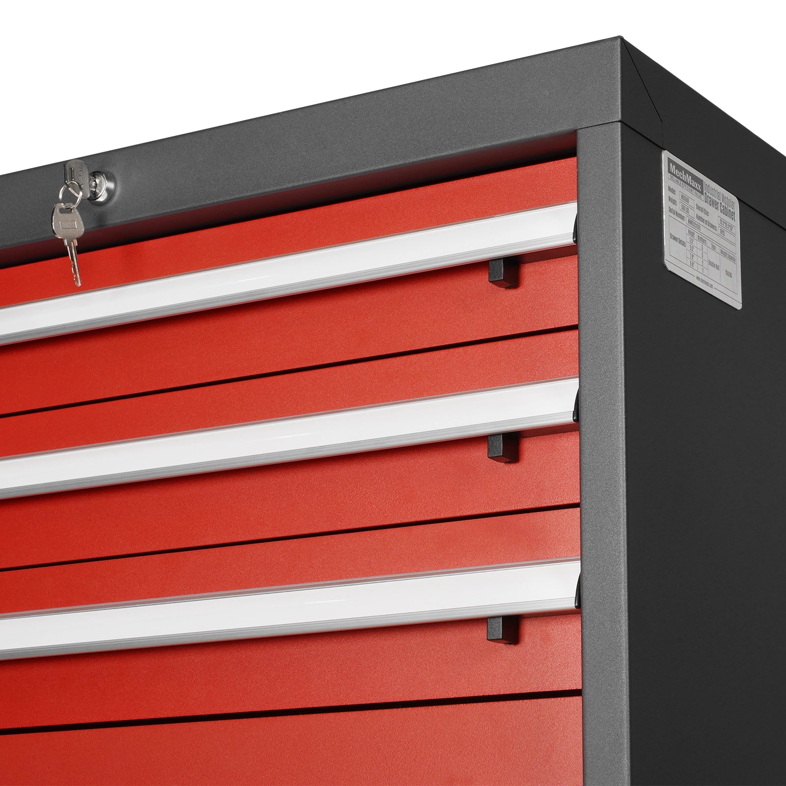 Heavy Duty Modular Drawer Cabinet – 9 Drawer Tool Storage Organizer, Steel Construction, 59" H x 28.5" W x 28.5" D