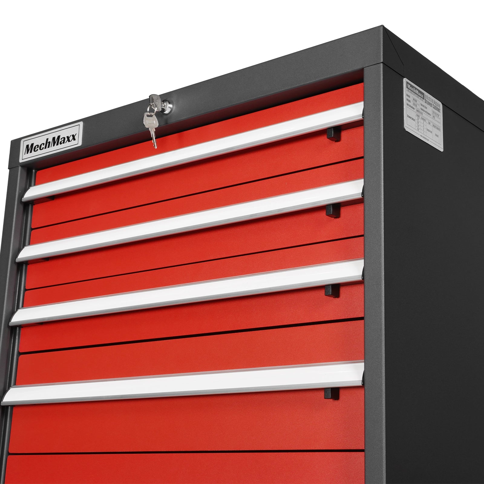 Heavy Duty Modular Drawer Cabinet – 9 Drawer Tool Storage Organizer, Steel Construction, 59" H x 28.5" W x 28.5" D