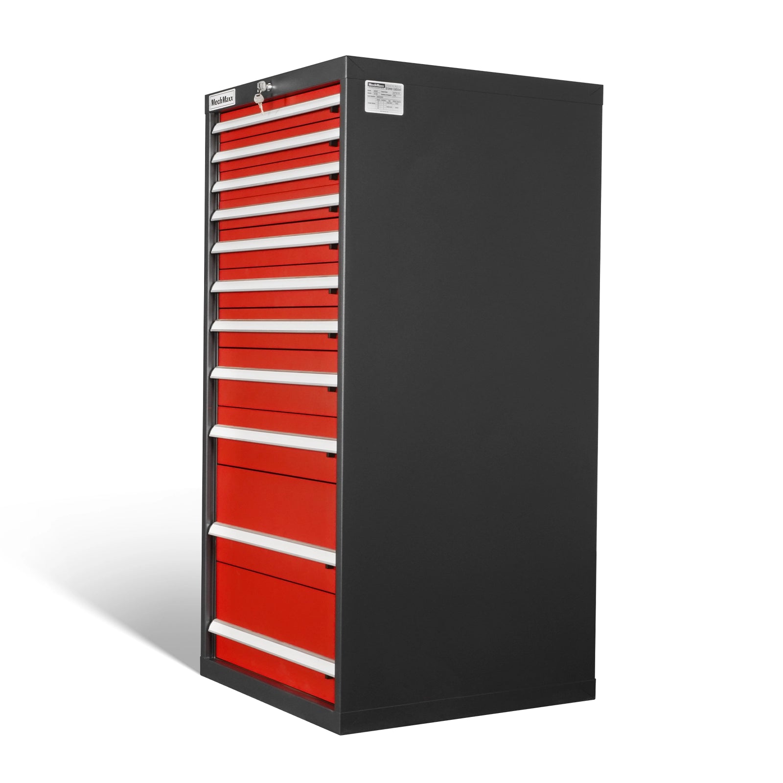 Heavy Duty Modular Drawer Cabinet – 11 Drawer Tool Storage Organizer, Steel Construction, 59" H x 28.5" W x 28.5" D