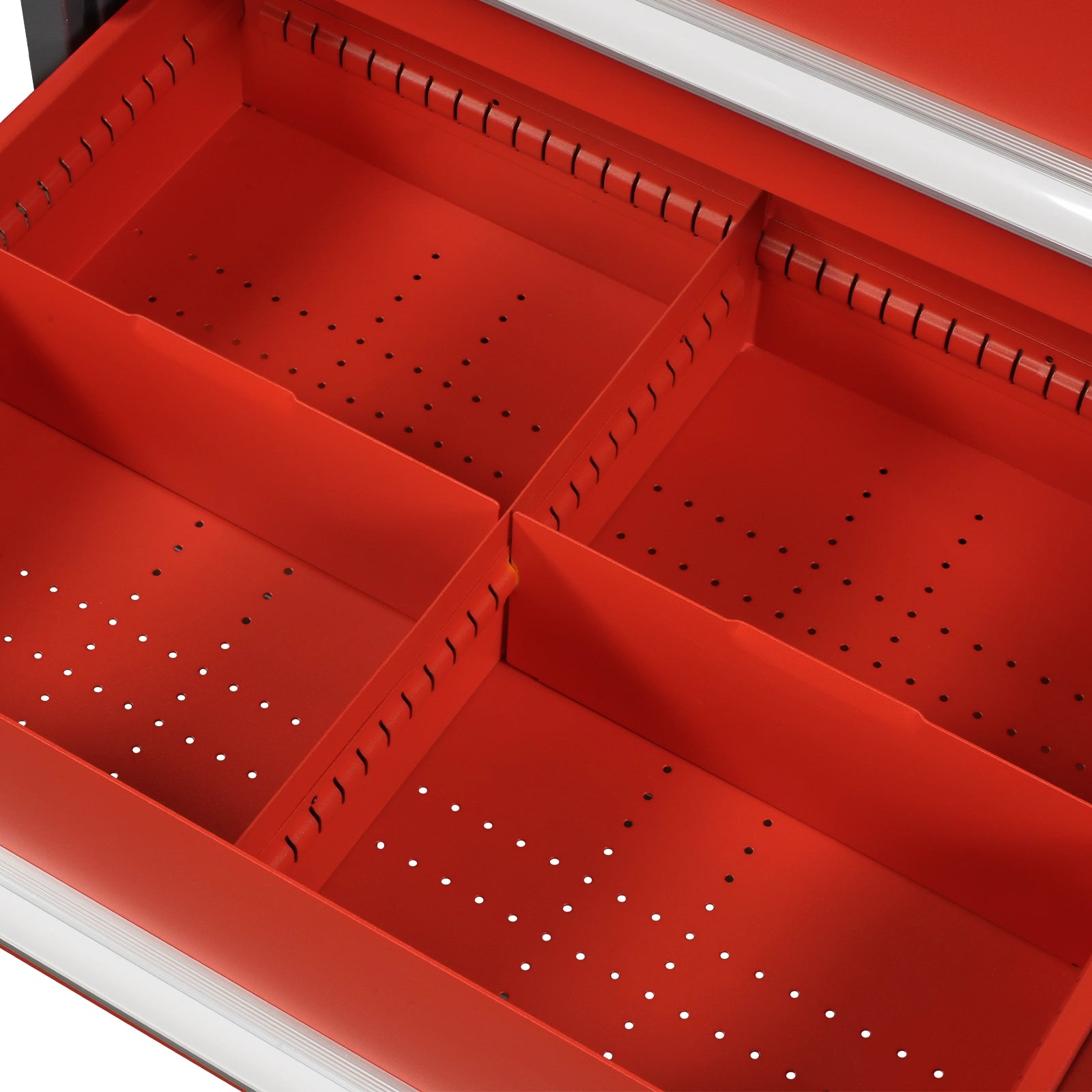 Heavy Duty Modular Drawer Cabinet – 9 Drawer Tool Storage Organizer, Steel Construction, 59" H x 28.5" W x 22.5" D