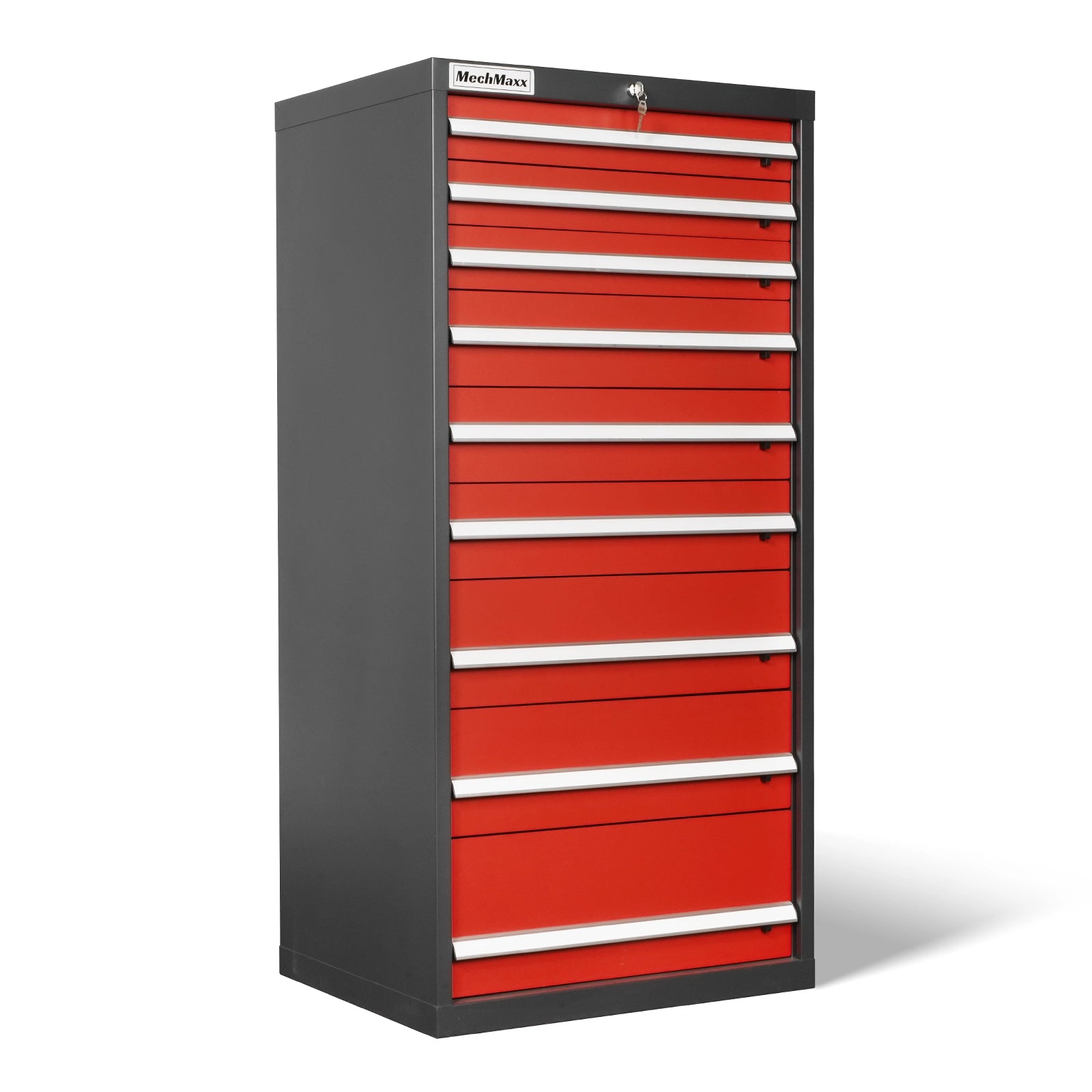 Heavy Duty Modular Drawer Cabinet – 9 Drawer Tool Storage Organizer, Steel Construction, 59" H x 28.5" W x 22.5" D