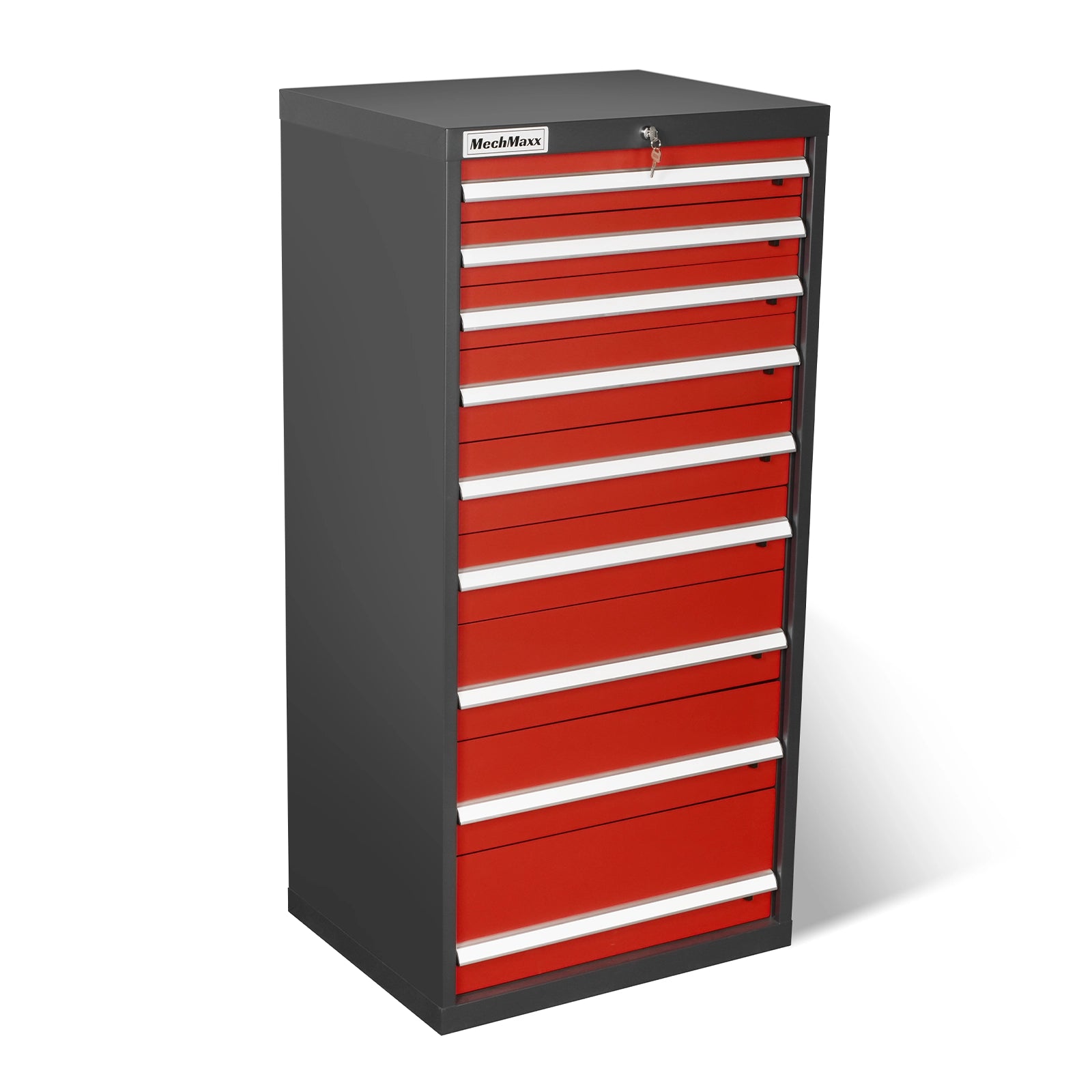 Heavy Duty Modular Drawer Cabinet – 9 Drawer Tool Storage Organizer, Steel Construction, 59" H x 28.5" W x 22.5" D