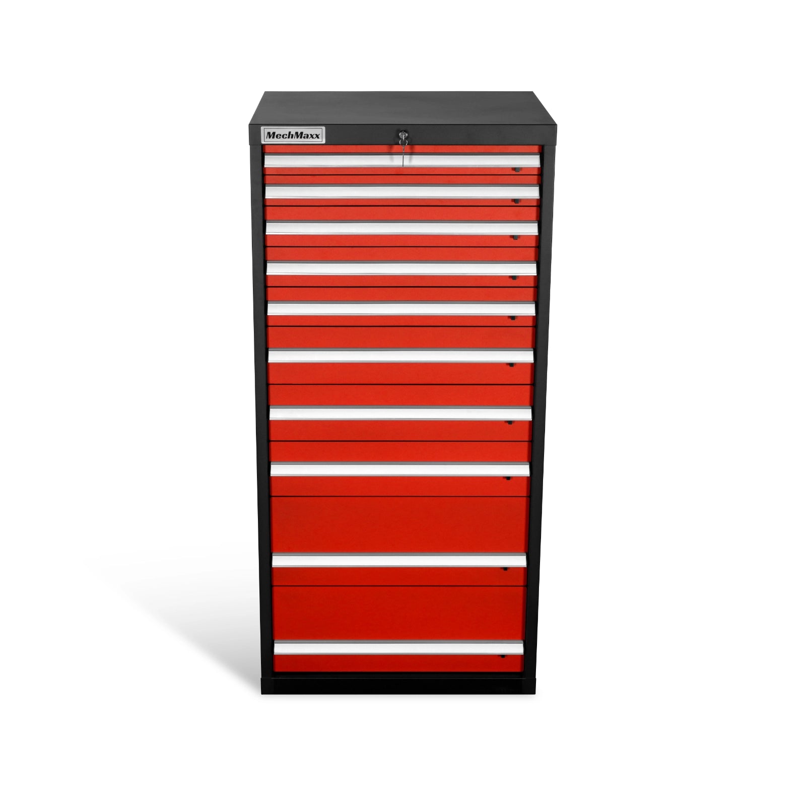 Heavy Duty Modular Drawer Cabinet – 10 Drawer Tool Storage Organizer, Steel Construction, 59" H x 28.5" W x 22.5" D