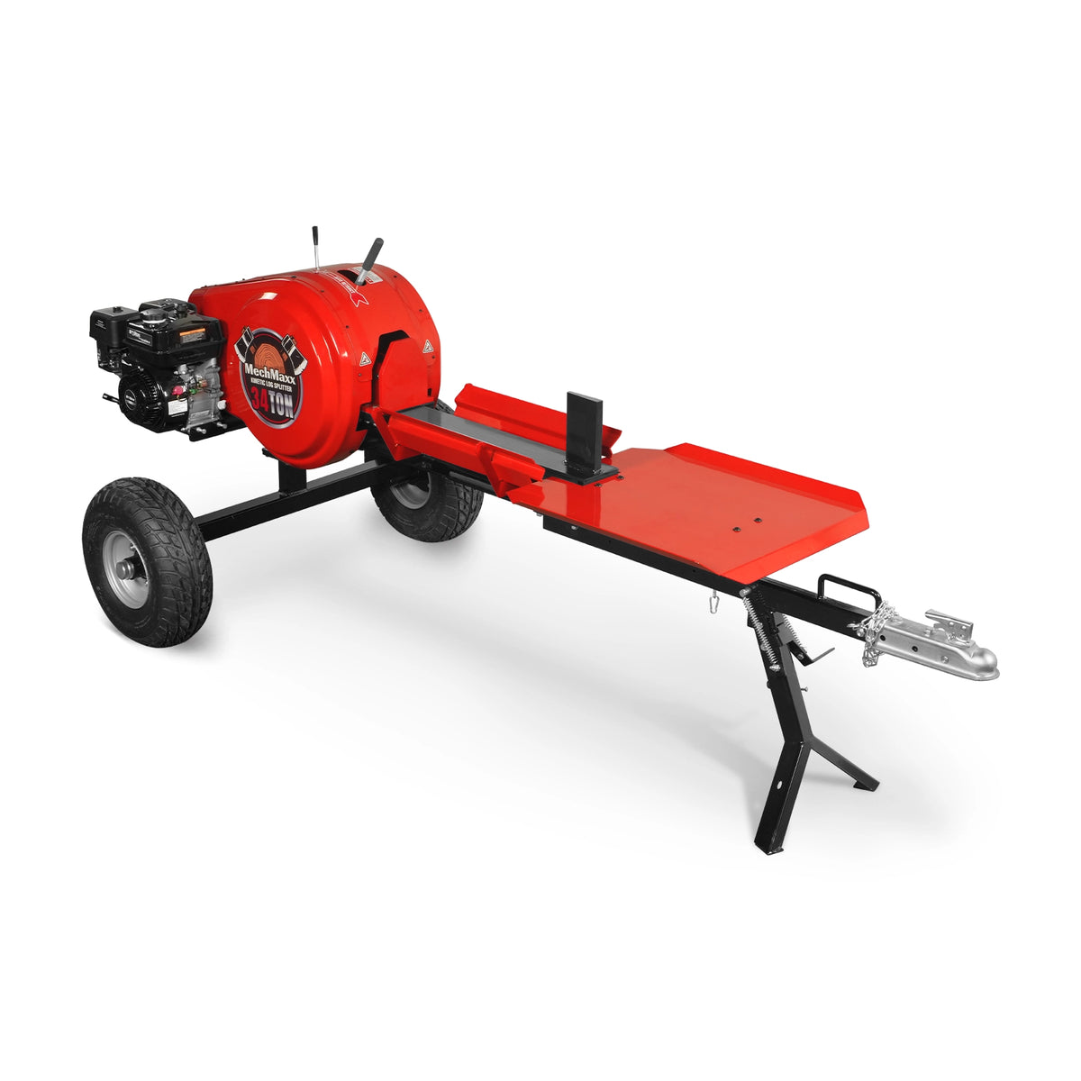 34 Ton Kinetic Log Splitter, 7 HP Ducar Gasoline Engine, 28" Log Diameter Capacity, 3-Sec Cycle Time, KT34