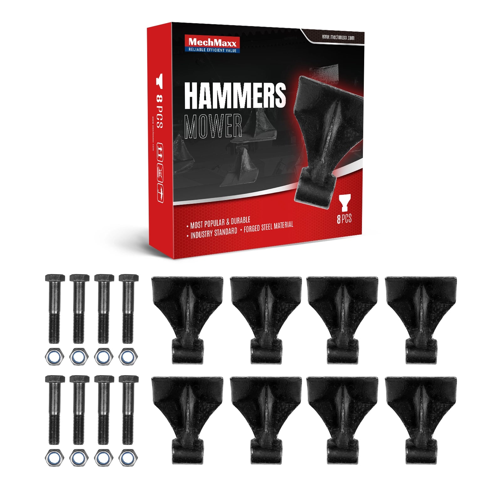 ( 1 Pack / 8 Pcs ) Hammers for NAM; NAM-H; VAM72 Mowers (SKU: 150137; 150138; 150139; 150140; 150141; 150142; 150201)
