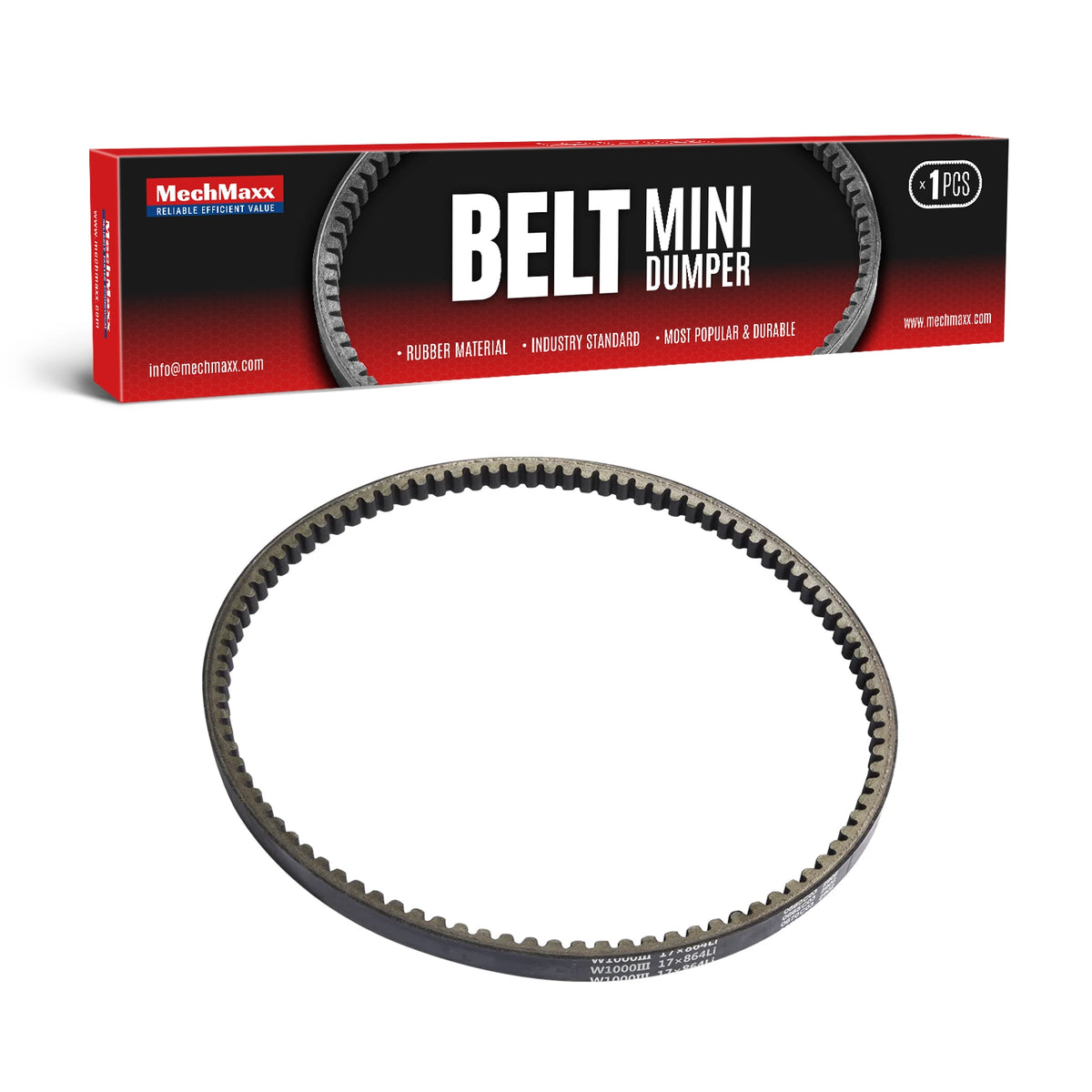 ( 1 Pack / 1 Pcs ) Belt for Mini Dumper T30, 17*864 (SKU: 100200, 100200A)