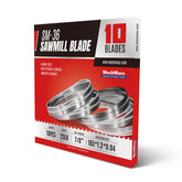 ( 1 Pack / 10 Blades ) SM-36 Sawmill Blades (SKU: 150168; 150168H)