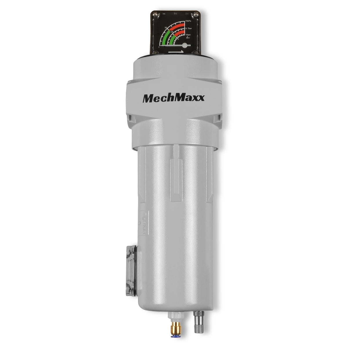 99 CFM Compressed Air Oil-Water Separator Precision Filter,0.01μm,Oil Content 0.001ppm, With Auto Drain, Pressure Gauge