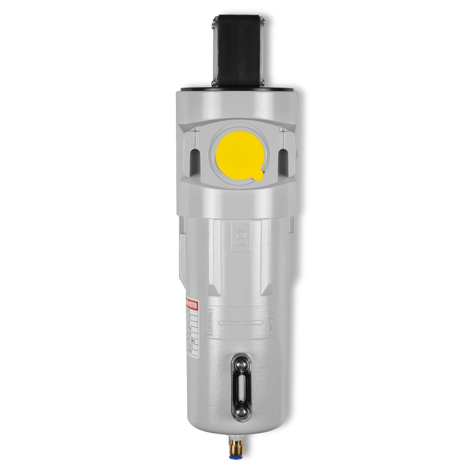 99 CFM Compressed Air Oil-Water Separator Precision Filter,0.01μm,Oil Content 0.001ppm, With Auto Drain, Pressure Gauge