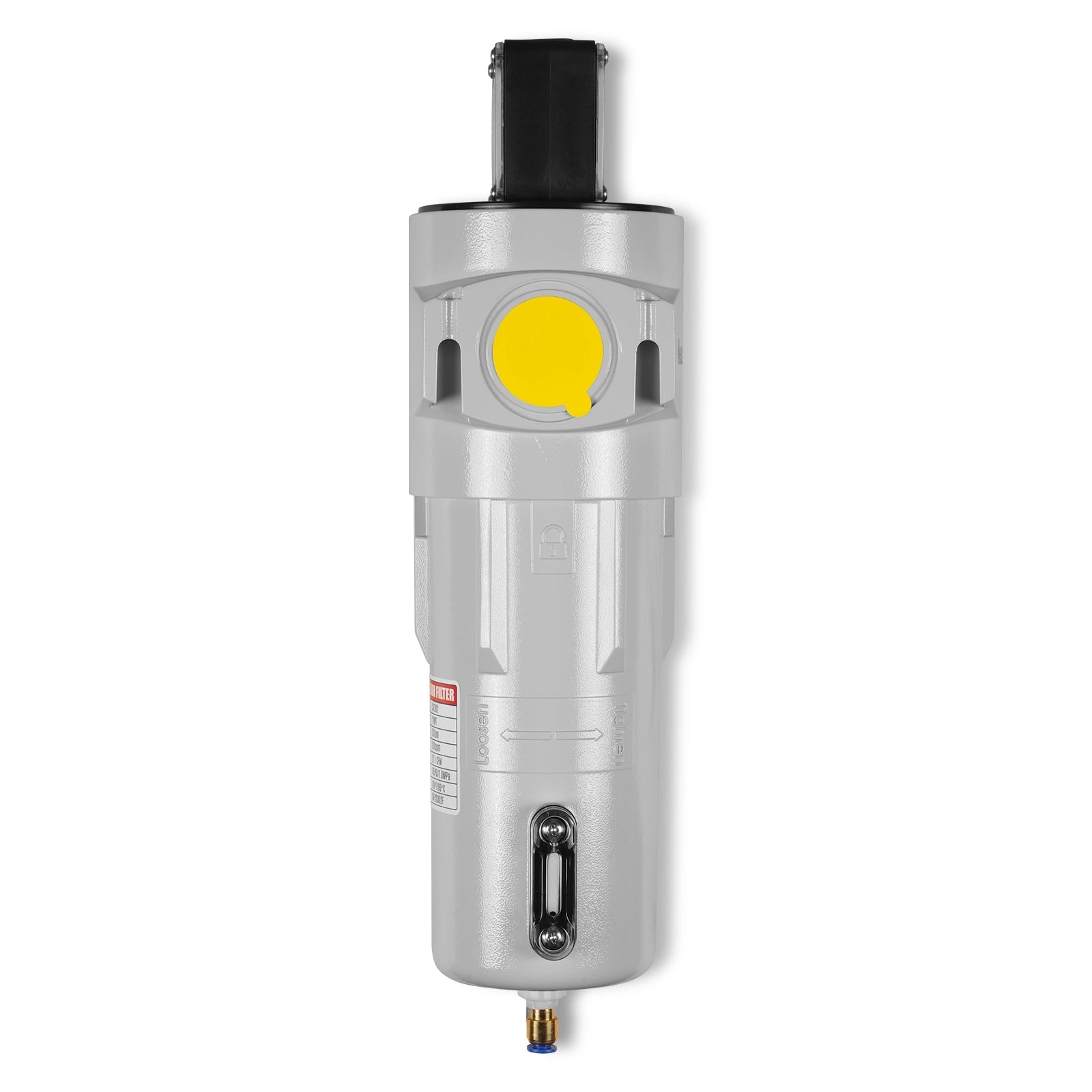 127 CFM Compressed Air Oil-Water Separator Precision Filter,0.01μm,Oil Content 0.01ppm, With Auto Drain, Pressure Gauge