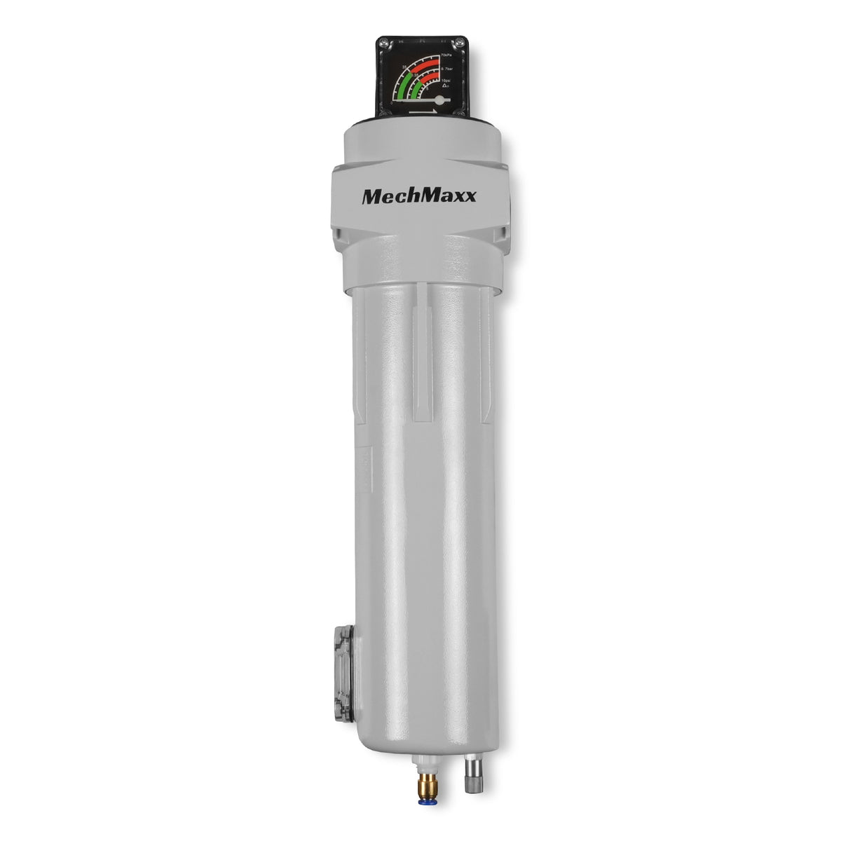 254 CFM Compressed Air Oil-Water Separator Precision Filter,1μm,Oil Content 1ppm, With Auto Drain, Pressure Gauge