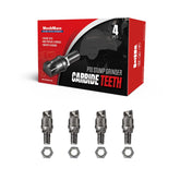 🎁 ( 1 Pack / 4 Pcs ) Teeth and Nut for Stump Grinder SG24; SG61, 1 Pack 4 teeth (SKU: 150151; 150151G;150501) (100% off)