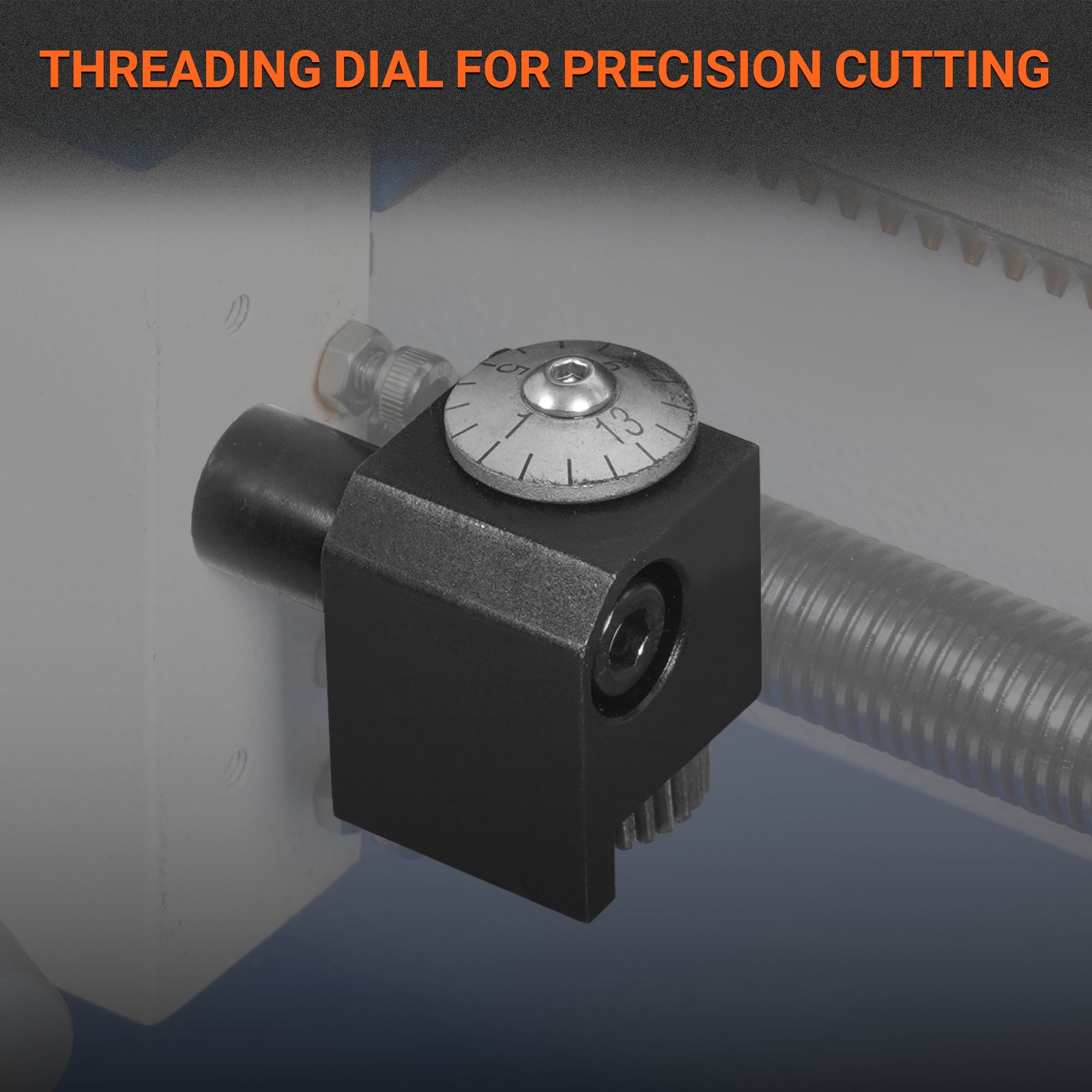 1.5‘’ Spindle Bore Metal Lathe Machine with DRO 8'' x 16'' High Precision Brushless Motor Mini 1.5HP Benchtop 0-2500 RPM Variable Speed Metal Working Machine 1.5‘’ Spindle Bore Small Lathe without Stand