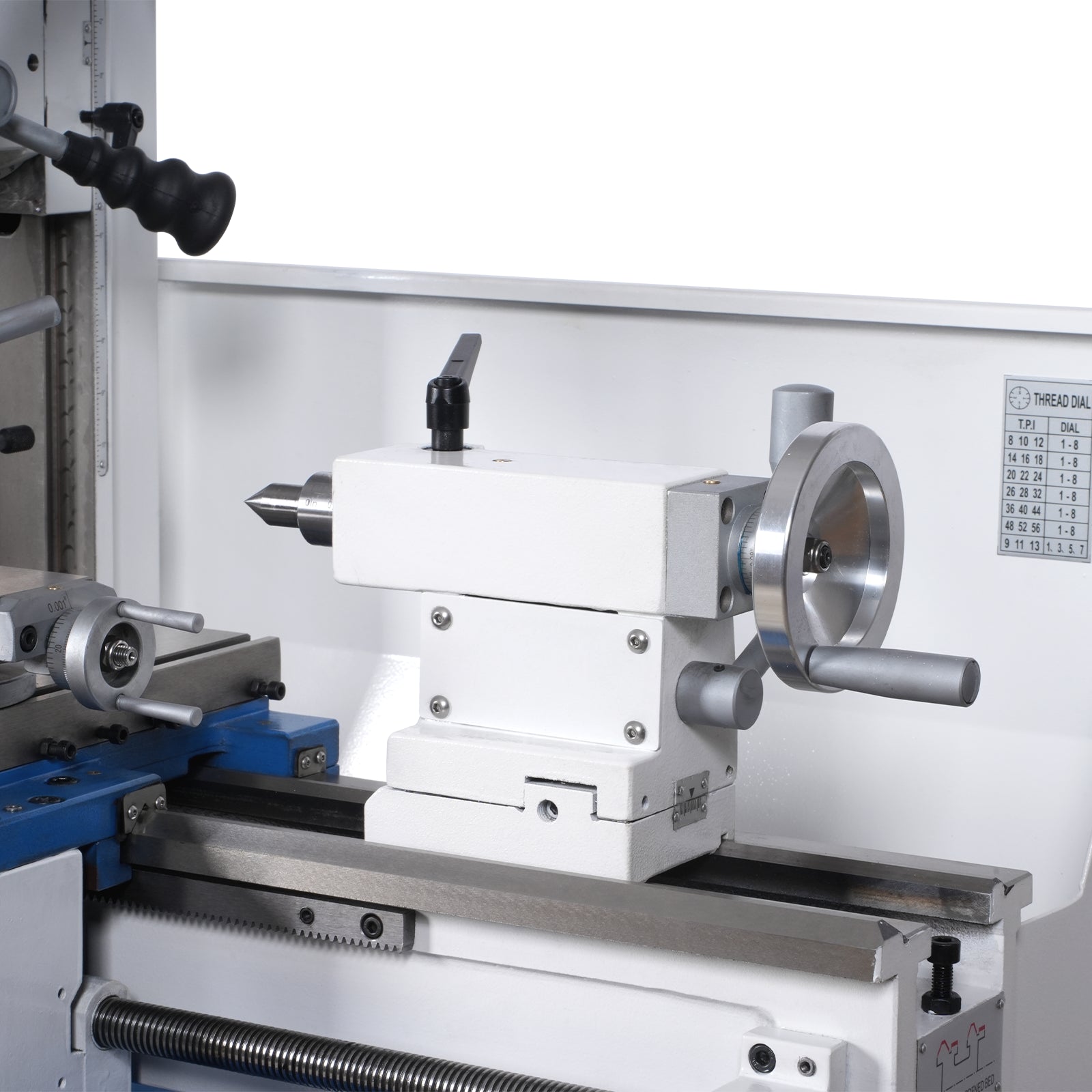 1.5 HP 10'' x 30'' Combination Lathe Milling Drilling Machine, 1.5'' Spindle Bore, 0-2000 RPM Variable Speed, High Precision Benchtop Lathe for Metalworking – Without Stand