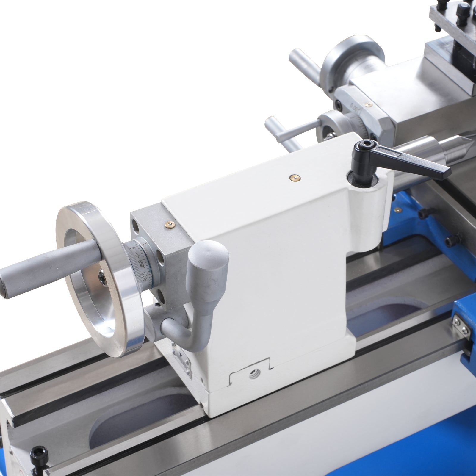 1.5 HP 10'' x 30'' Combination Lathe Milling Drilling Machine, 1.5'' Spindle Bore, 0-2000 RPM Variable Speed, High Precision Benchtop Lathe for Metalworking – Without Stand