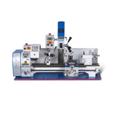 1.5 HP 10'' x 30'' Combination Lathe Milling Drilling Machine, 1.5'' Spindle Bore, 0-2000 RPM Variable Speed, High Precision Benchtop Lathe for Metalworking – Without Stand