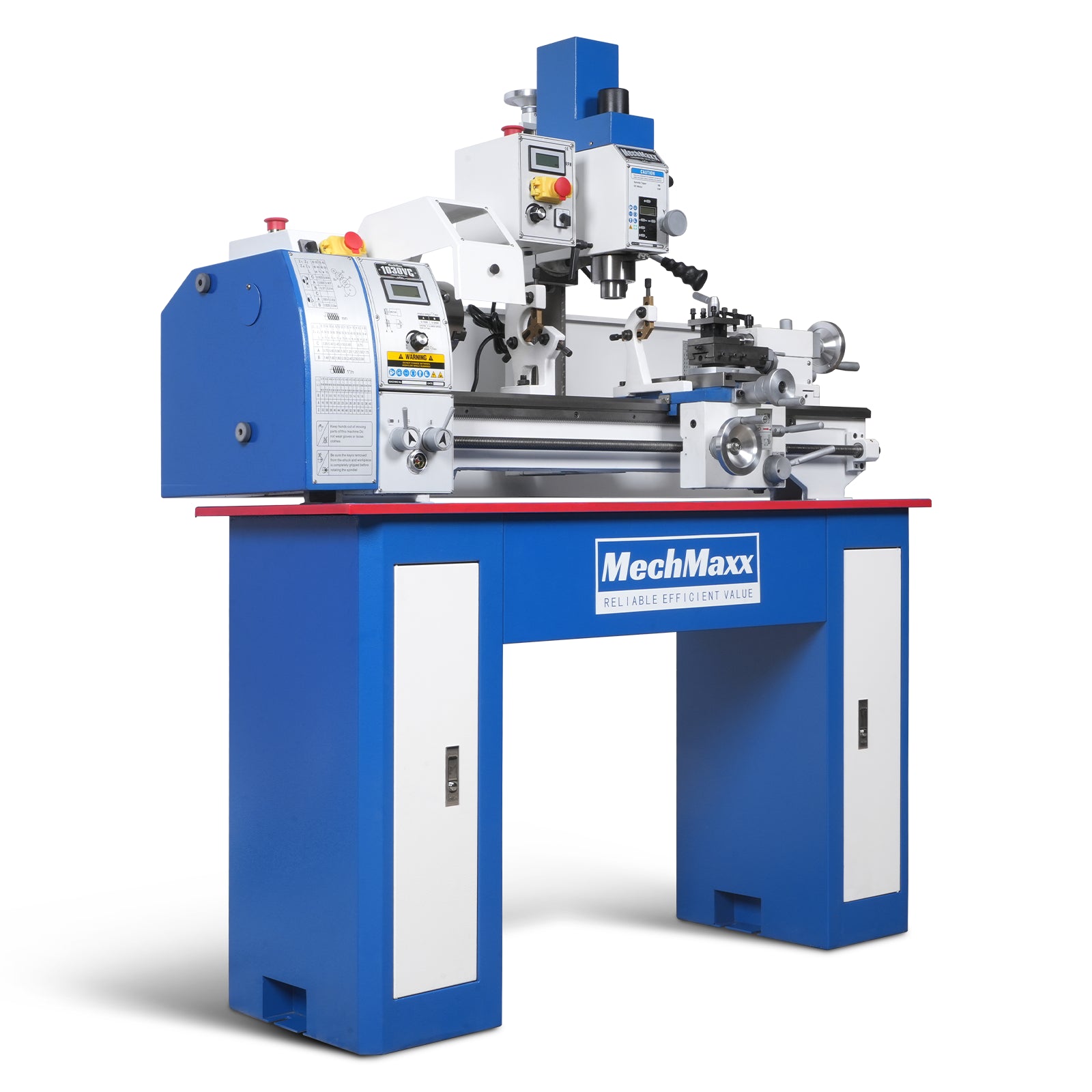 1.5 HP 10'' x 30'' Combination Lathe Milling Drilling Machine, 1.5'' Spindle Bore, 0-2000 RPM Variable Speed, High Precision Benchtop Lathe for Metalworking – Without Stand