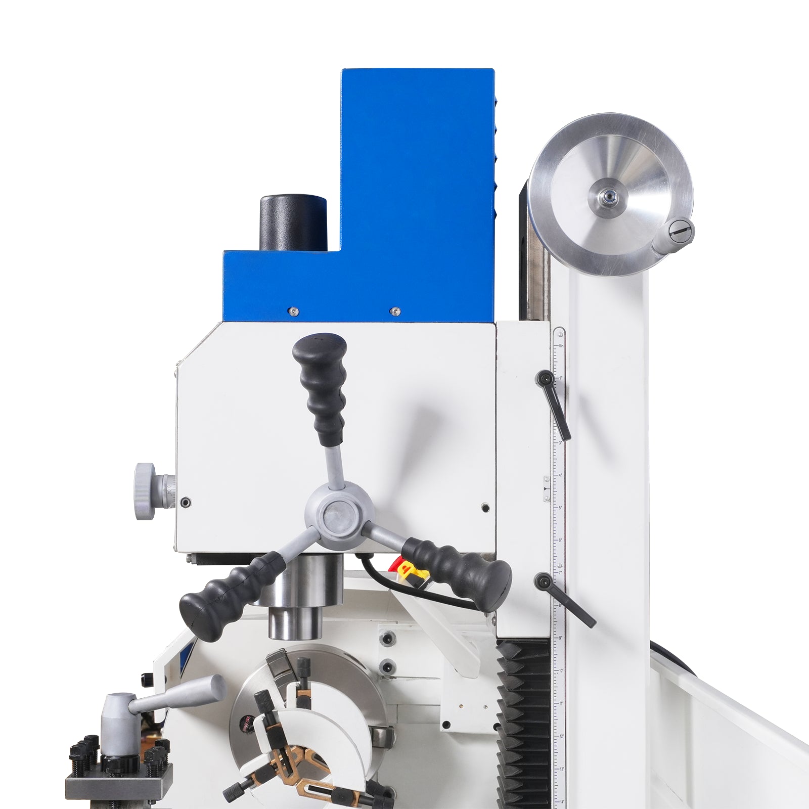 2 HP 11'' x 30'' Combination Lathe Milling Drilling Machine Brushless Motor, 1.5'' Spindle Bore, 0-2000 RPM Variable Speed, High Precision Benchtop Lathe for Metalworking – Without Stand
