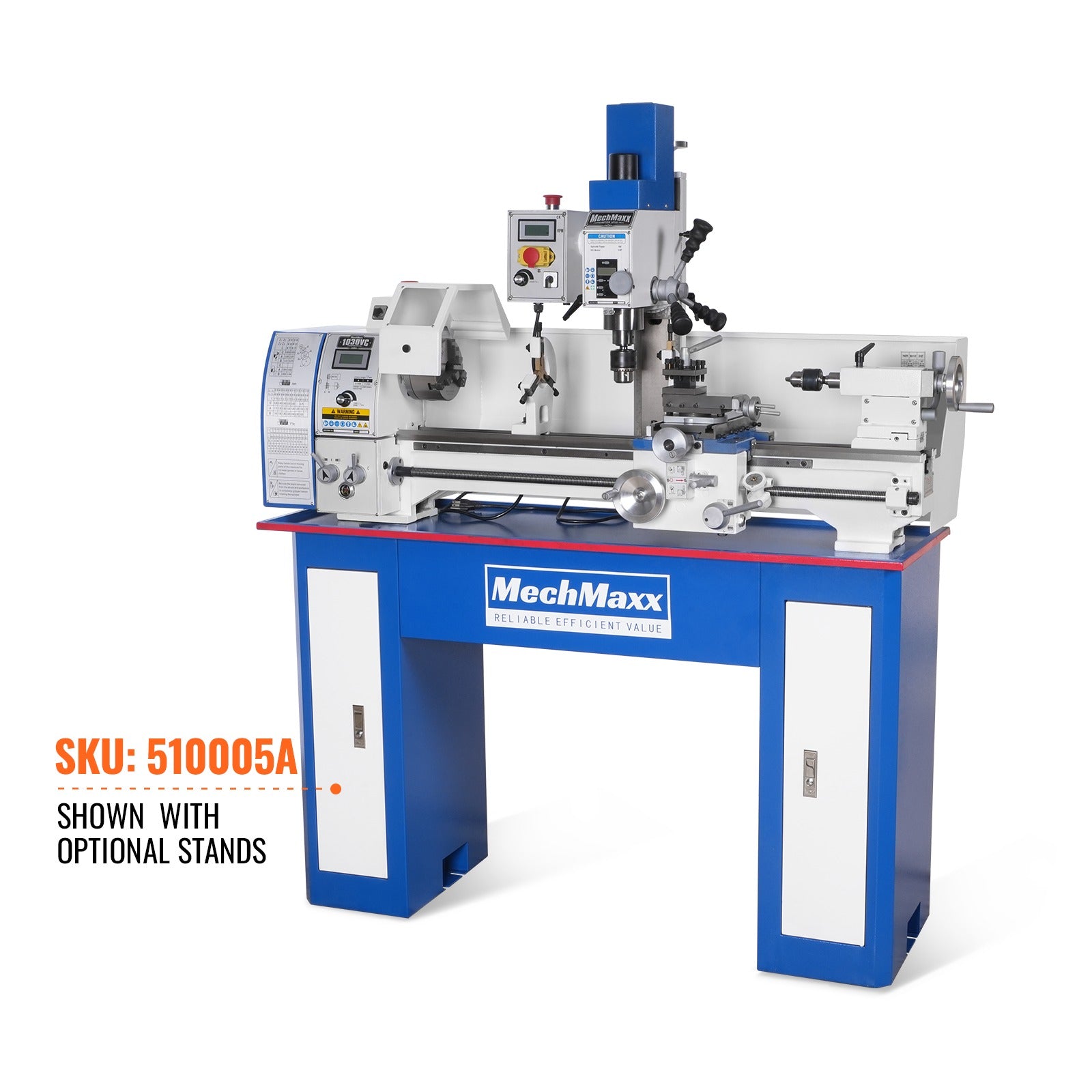 2 HP 11'' x 30'' Combination Lathe Milling Drilling Machine Brushless Motor, 1.5'' Spindle Bore, 0-2000 RPM Variable Speed, High Precision Benchtop Lathe for Metalworking – Without Stand