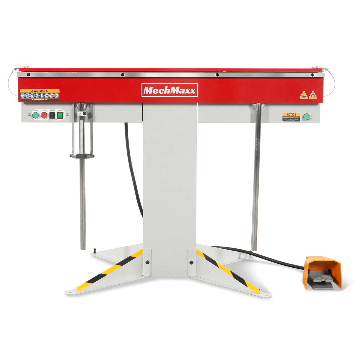 48'' Industrial Magnetic Pan and BOX Heavy Duty Sheet Metal Brake 20 Gauge Capacity Shear Press Brake, MSMB1250E-R