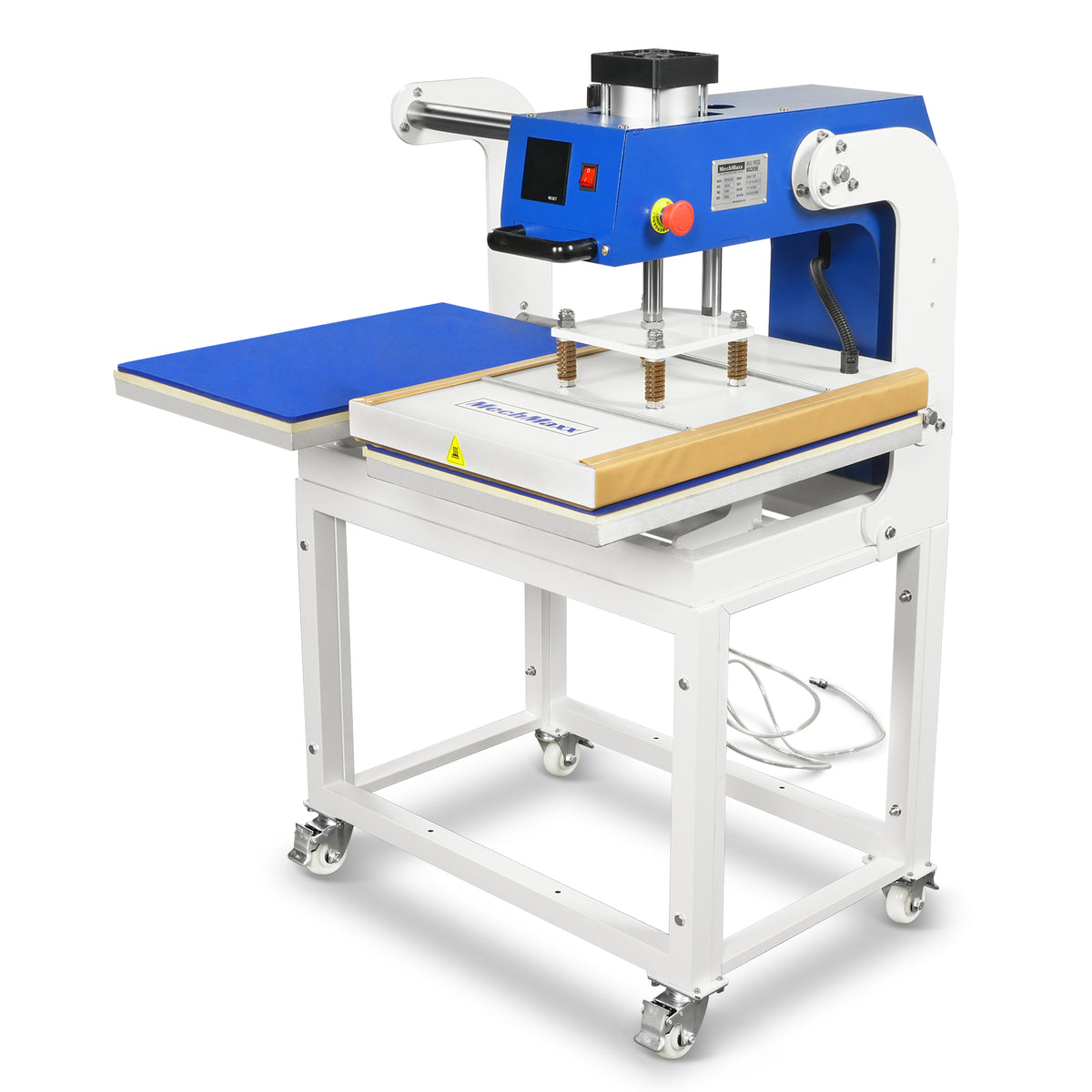 16x24 Inch Commercial Pneumatic Dual Platen Heat Press - Auto Lift Digital Sublimation Transfer Machine with Full Touch LCD Screen & AIRTAC Pneumatic Parts (110V 2.2HP)