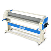 63" Wide Format Laminator Manual Cold Laminating Machine 60" Max Laminating Width,Pneumatic Roller Lift Portable Stand Included, 0.78" Max Thickness for Vinyl Graphics, Inkjet Prints, Posters-1600-C2