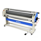 63" Wide Format Laminator Manual Cold Laminating Machine 60" Max Laminating Width,Pneumatic Roller Lift Portable Stand Included, 0.78" Max Thickness for Vinyl Graphics, Inkjet Prints, Posters-1600-C3Pro