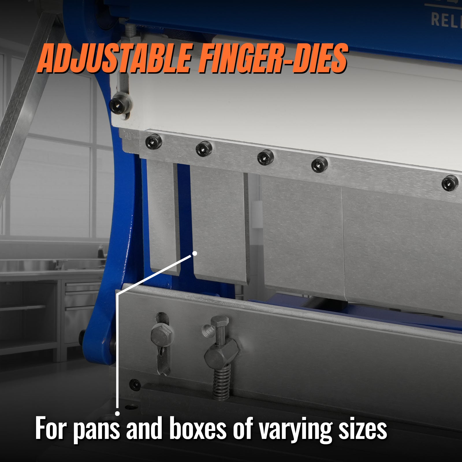 30-inch 3-in-1 Pan and Box Brake – Slip Roll, Shear, Bending Machine for Sheet Metal, 20 Gauge Mild Steel, Adjustable Fingers, Heavy Duty, Metalworking, Fabrication, Rolling, Bending