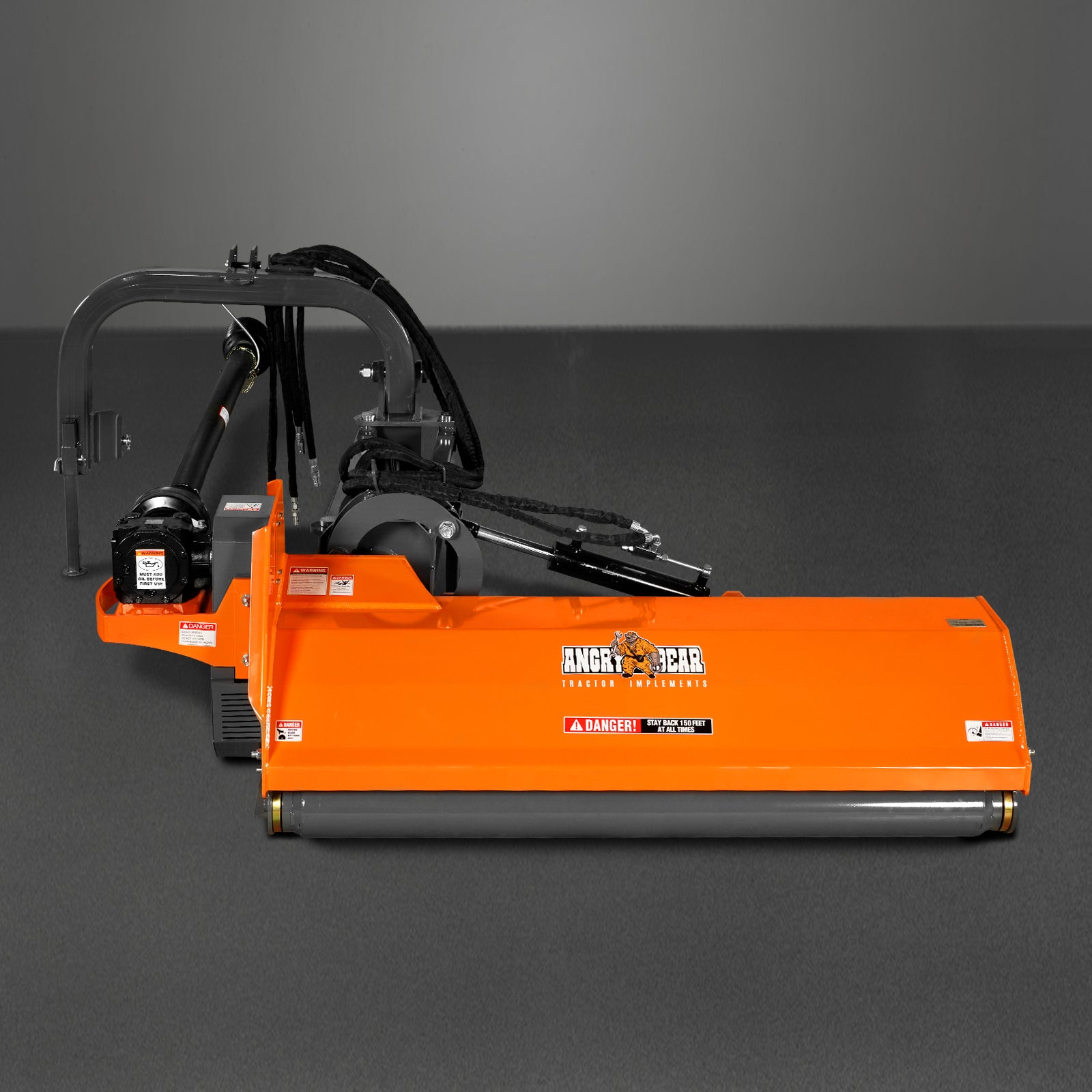 72" Heavy Duty 3Point Offset Ditch Bank Verge Flail Mower Italy CMR Gearbox, 70-110HP, PTO Driven, AGF72