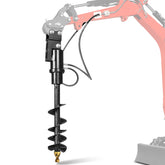 32x8" Auger Attachment for Mini Compact Excavator (SKU: 150530)