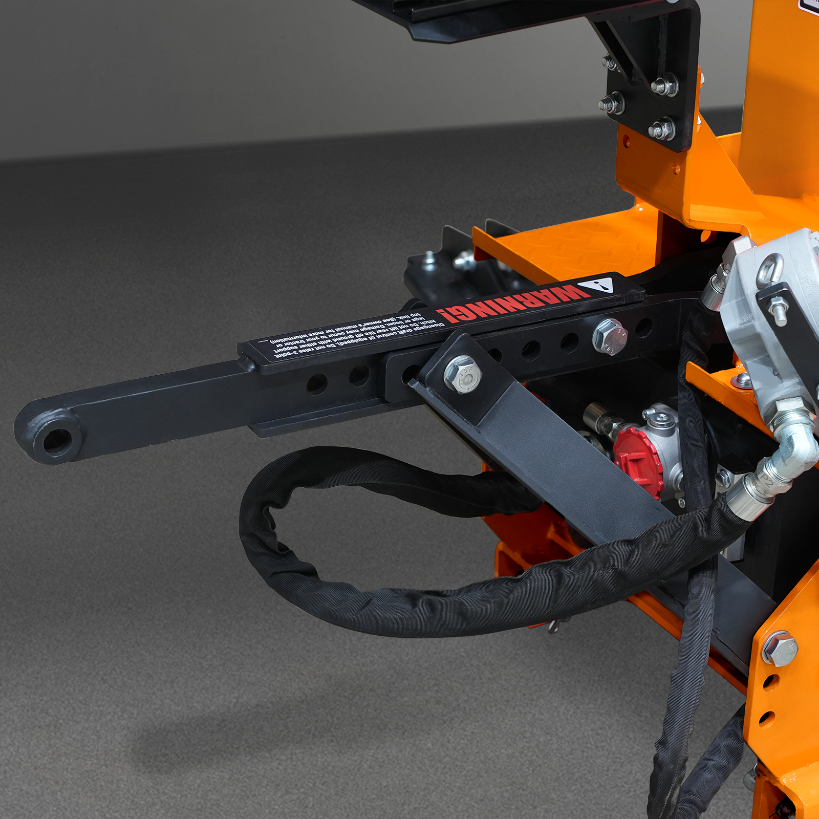 7' Tractor Backhoe Attachment with Mechanical Thumb, 12" Bucket, Self-Contained Pump, for 15-50 HP, Cat. 1 Tractor, BH660
