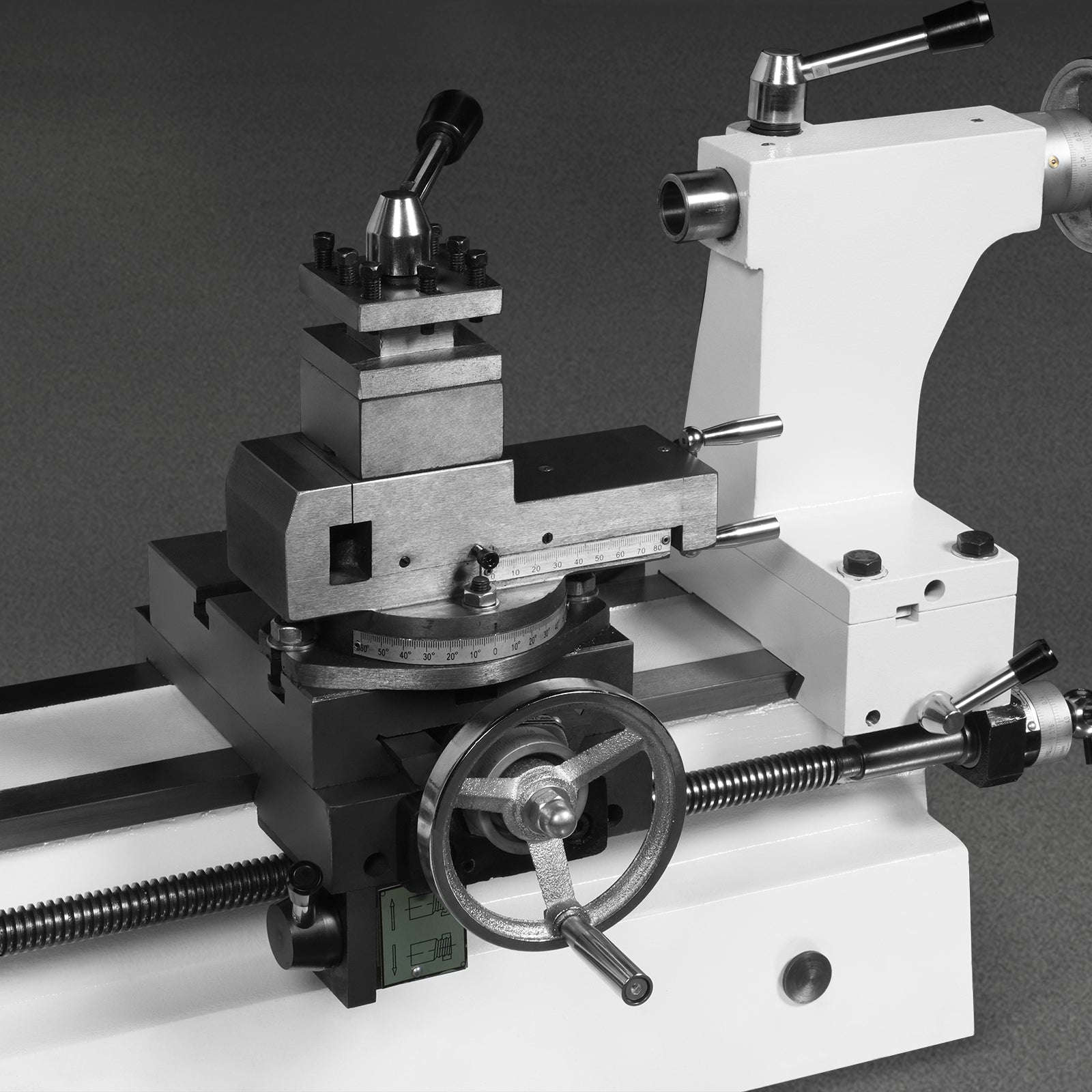 1 HP 16''x16'' Multi-Function Metal Lathe Milling Machine Head for Metalworking Combo Lathe, Drilling, and Milling Operations with Powerful Motor, Perfect for DIY, Workshops, and Professional Combination Metalworking Projects without Stand