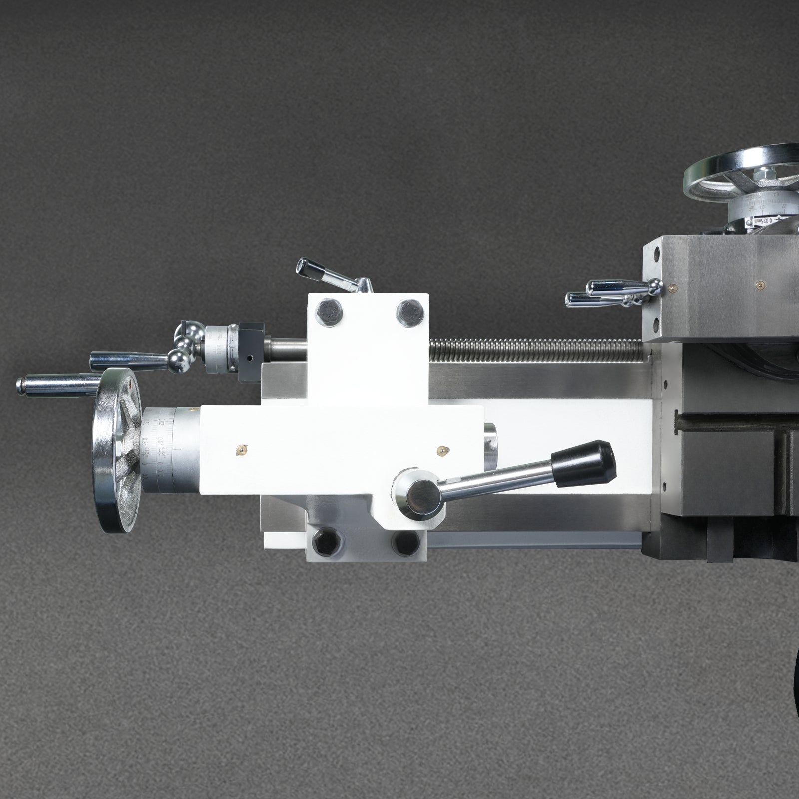 1 HP 16''x16'' Multi-Function Metal Lathe Milling Machine Head for Metalworking Combo Lathe, Drilling, and Milling Operations with Powerful Motor, Perfect for DIY, Workshops, and Professional Combination Metalworking Projects without Stand