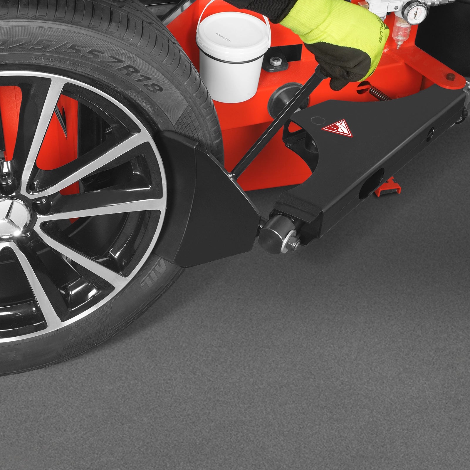 1.5 HP Swing Arm Tire Changer Wheel Balancer Combo, TC964, WB855