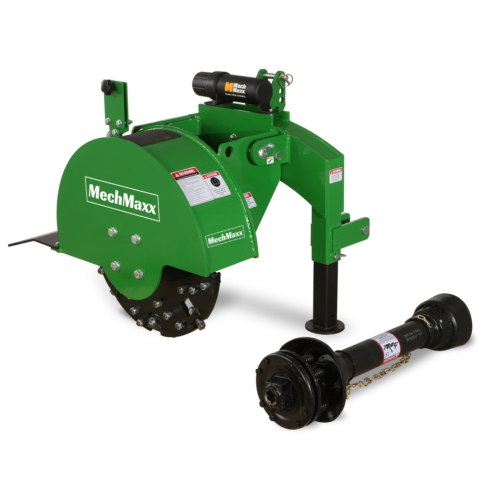 3-Point PTO Stump Grinder with 34 Carbide Teeth (PTO Shaft and Slip Clutch Included), for 15-45HP Tractor, SG24