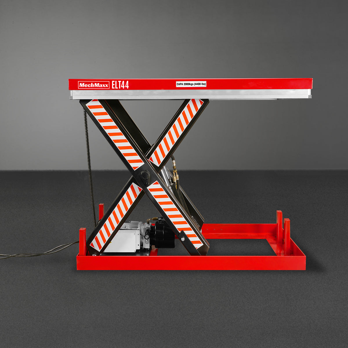 4400lbs Capacity Stationary Powered Hydraulic Lift Table, 51.2” x 33.5” Platform, 41.3” Lift Height, UL Certified Moto, ELT44
