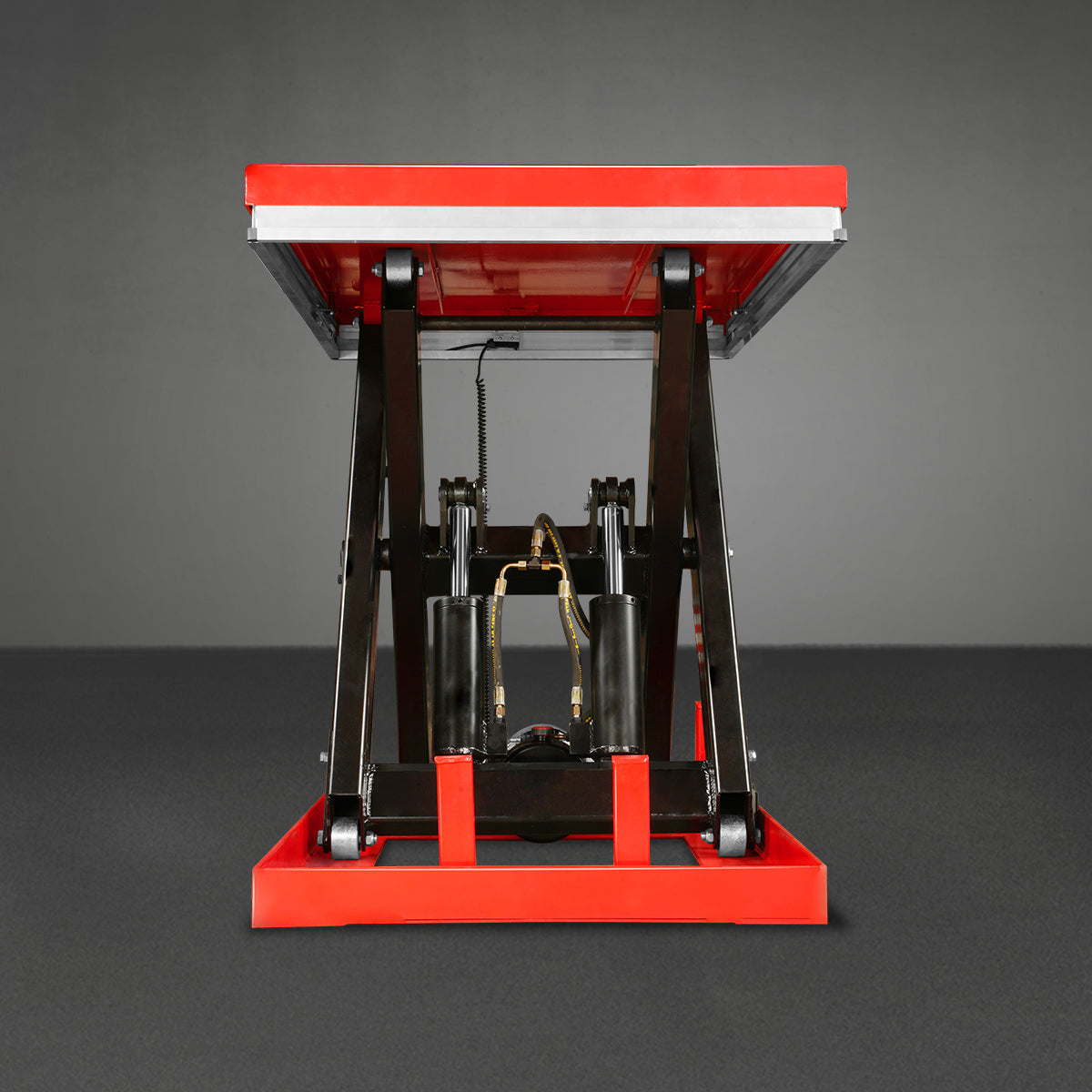 4400lbs Capacity Stationary Powered Hydraulic Lift Table, 51.2” x 33.5” Platform, 41.3” Lift Height, UL Certified Moto, ELT44