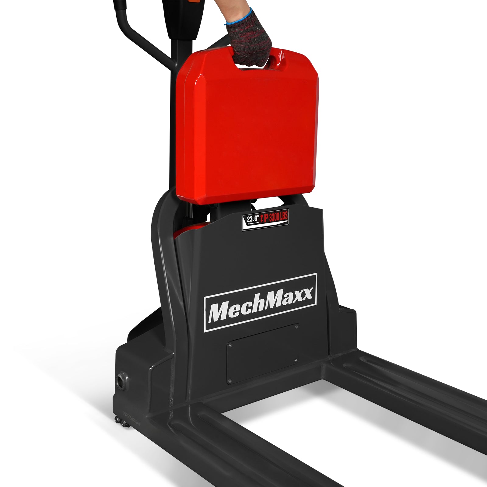 3300lbs Lithium-ion Electric Pallet Jack, 45"x27" Fork, 24V 40Ah Removable Battery, Walkie Type Truck, LPT33