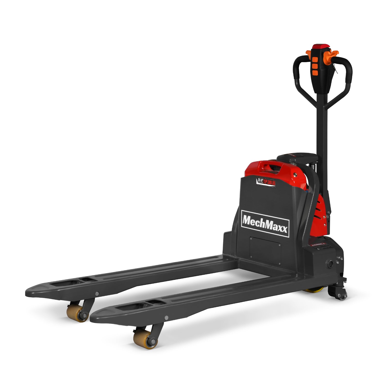 3300lbs Lithium-ion Electric Pallet Jack, 45"x27" Fork, 24V 40Ah Removable Battery, Walkie Type Truck, LPT33