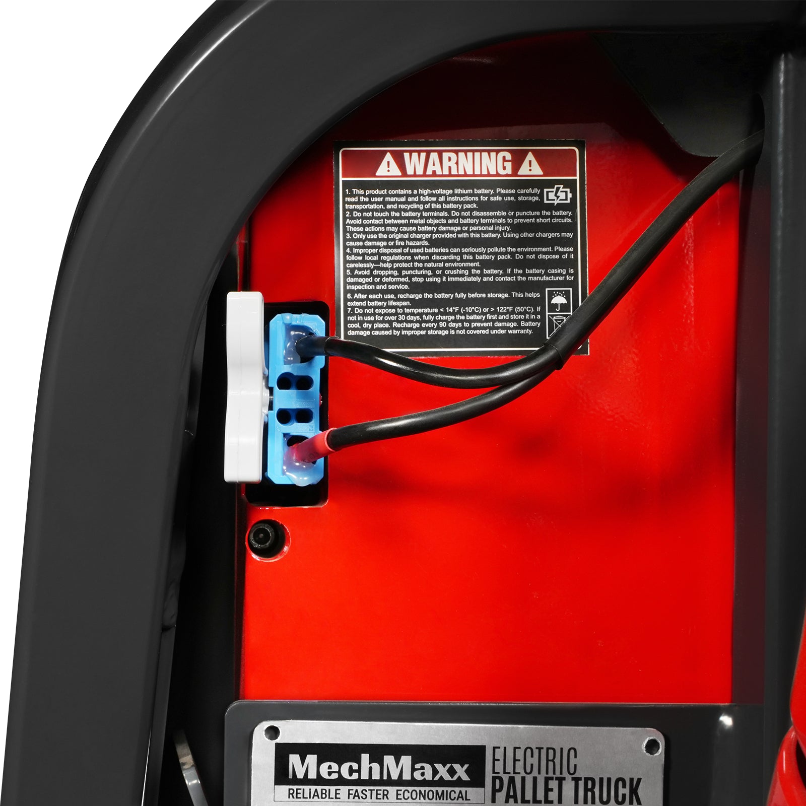 4400lbs Lithium-ion Electric Pallet Jack, 45"x27" Fork, 48V 30Ah Removable Battery, Walkie Type Truck, LPT44