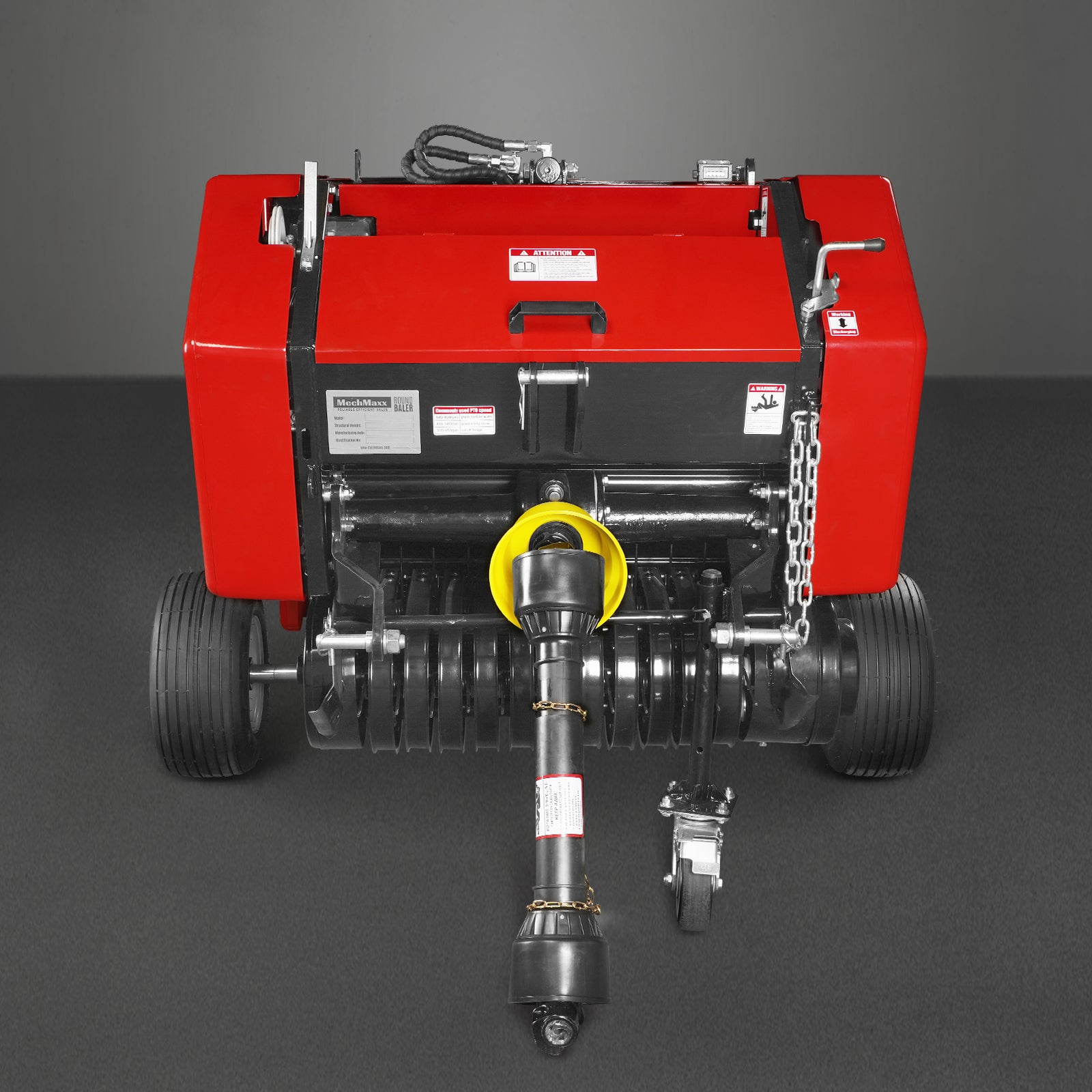 3-Point PTO Mini Round Hay Baler With Twine Wrap, 20" Diameter x 28" Width Bales, For 15-50hp Tractor, HB3120