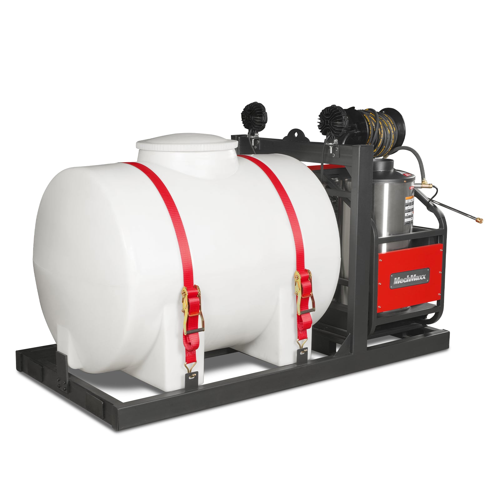 4000 PSI 4 GPM HONDA E-Start Engine Hot Water Pressure Washer Skid Mounted with 245 Gal Tank, HPW40HBT
